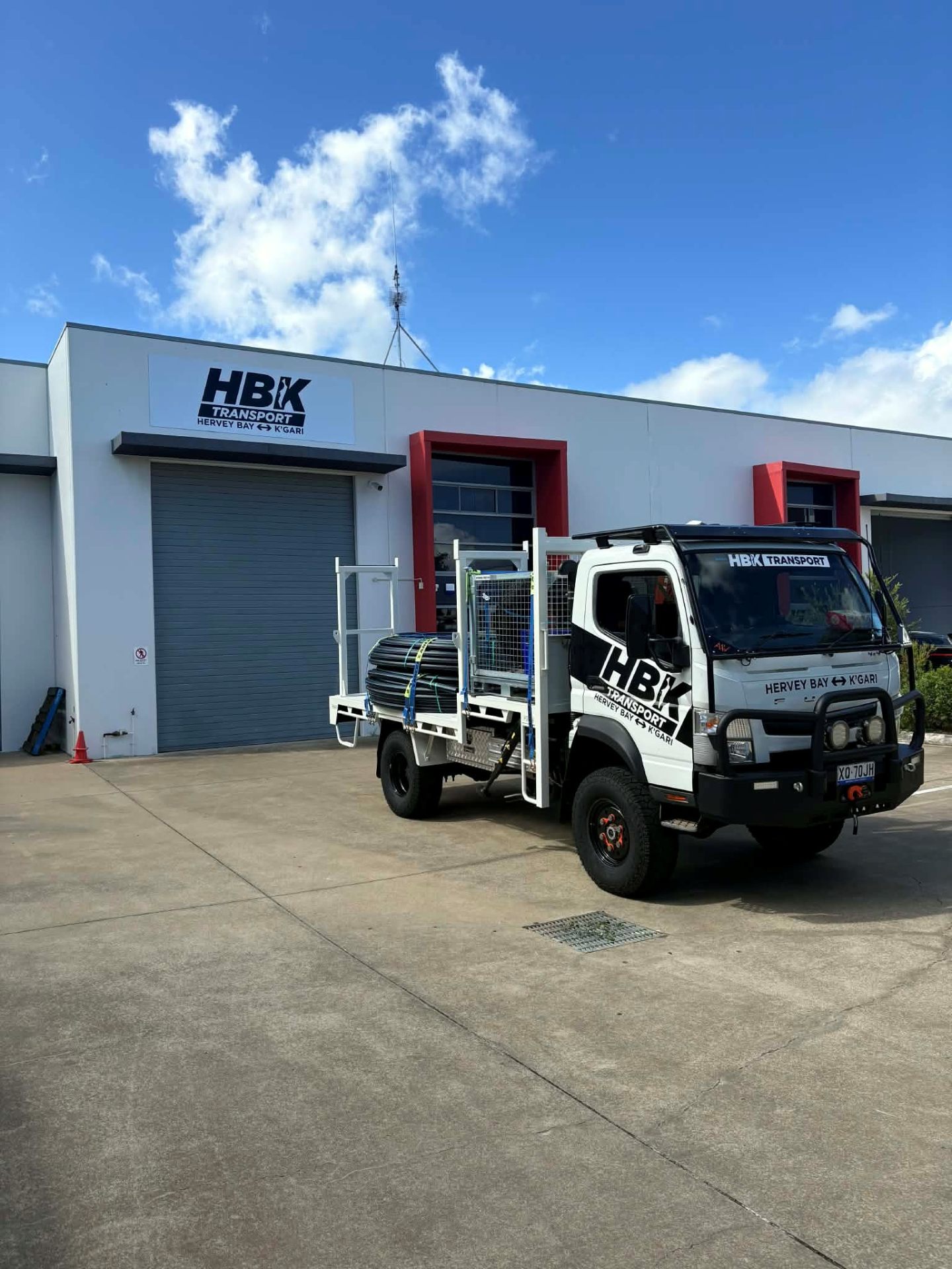 HBK Transport truck and depot
